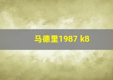 马德里1987 k8